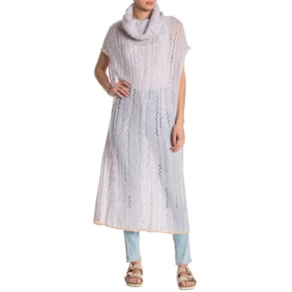 Free People Pirouette Knit Cowl Neck Tunic
